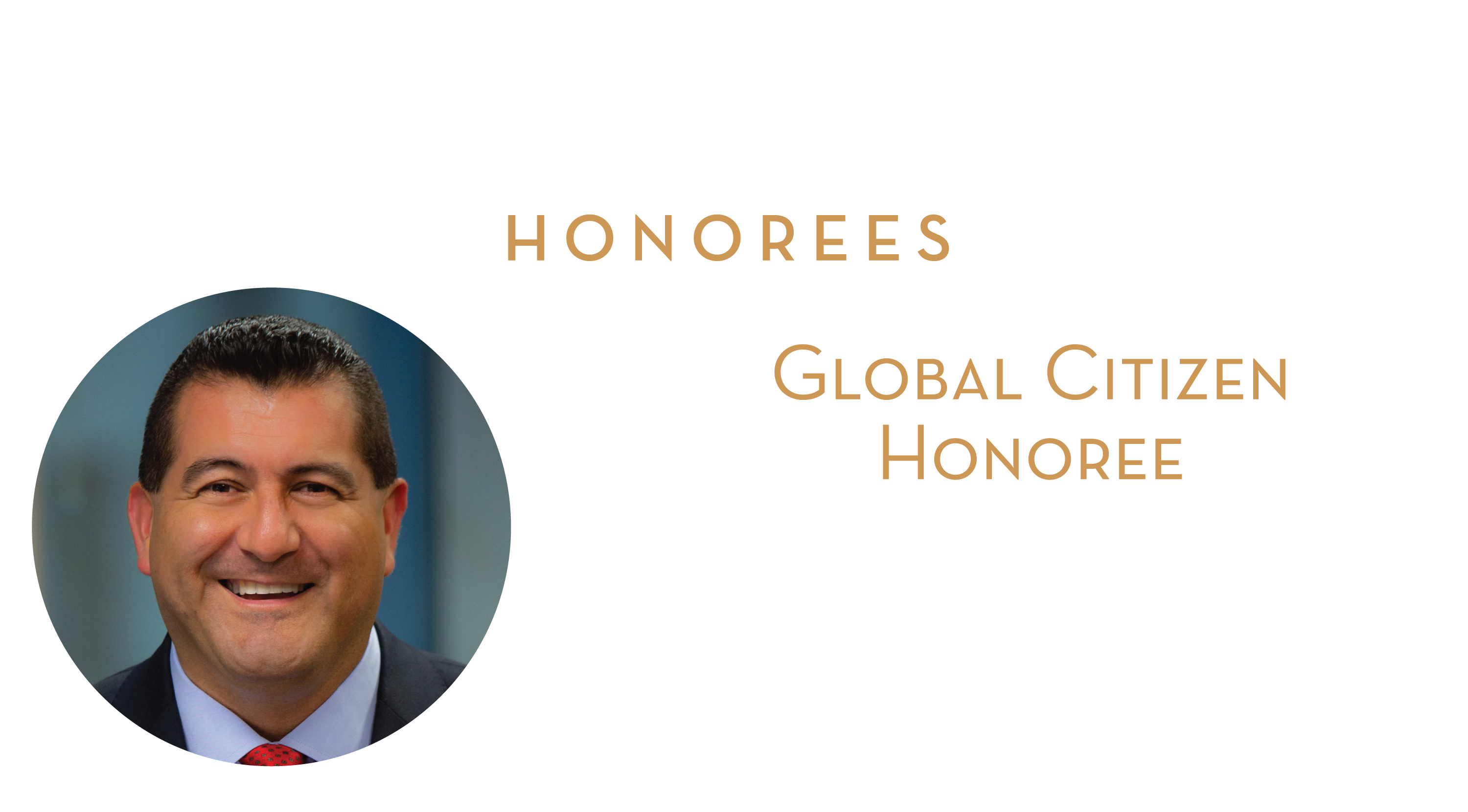 Honorees global citizen honoree Martin Cabrera founder & chief executive office Cabrera Capital markets 