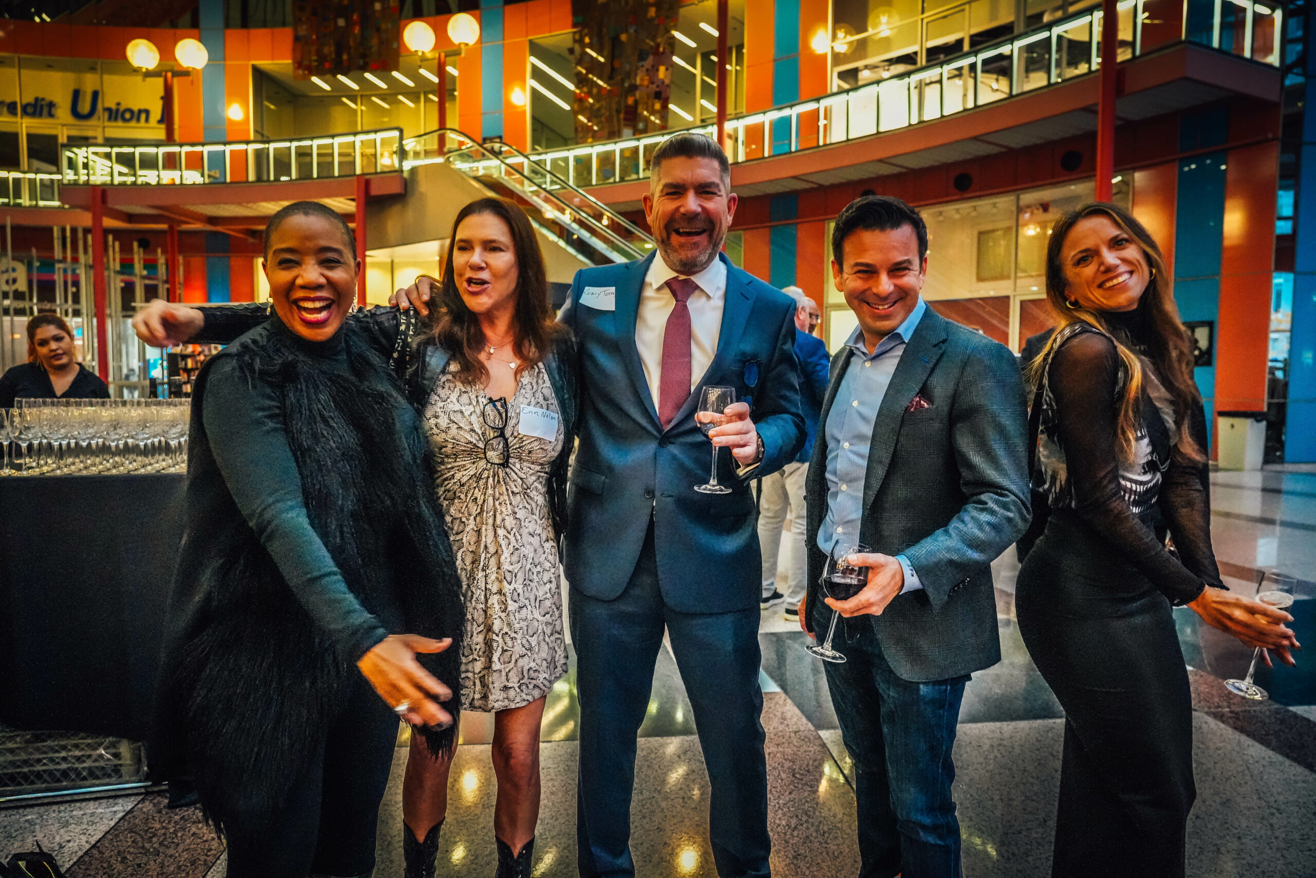 Group of People at Inaugural Why Chicago event at the the Thompson Center