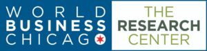 World Business Chicago and The Research Center logos supporting economic development, research, and innovation in Chicagoland.